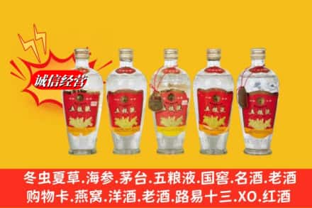 赤峰敖汉旗回收老五粮液